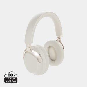 Soundpro RCS recycled plastic ANC headphone, white