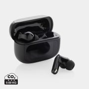   Airtune RCS recycled plastic ANC earbuds with touch screen, black