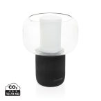 Lux RCS recycled plastic 10W speaker lamp, black