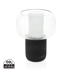 Lux RCS recycled plastic 10W speaker lamp, black