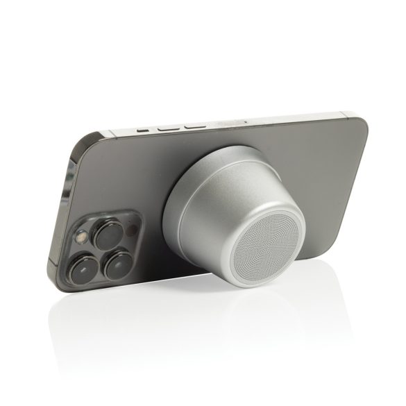 Nivio RCS recycled aluminum magnetic 5W Speaker, silver