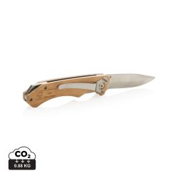 FSC® wooden outdoor knife, brown
