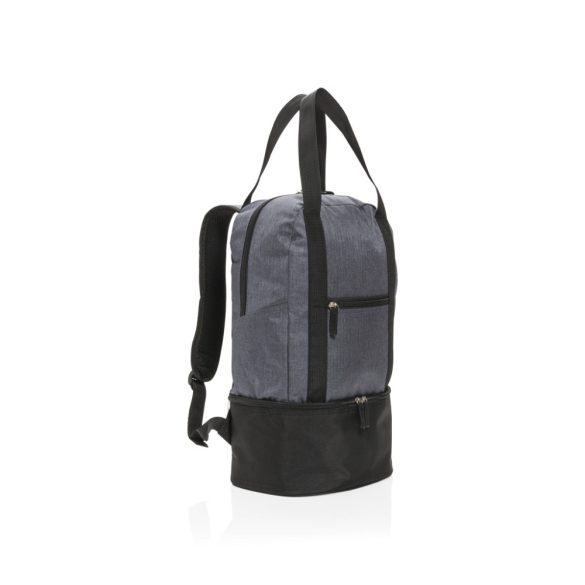 3-in-1 cooler backpack & tote, grey