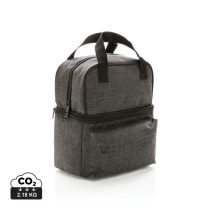 Cooler bag with 2 insulated compartments, anthracite