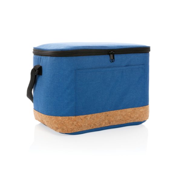 Impact AWARE™ XL RPET two tone cooler bag with cork detail,