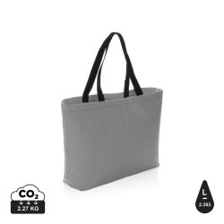   Impact Aware™ 285 gsm rcanvas large cooler tote undyed, grey