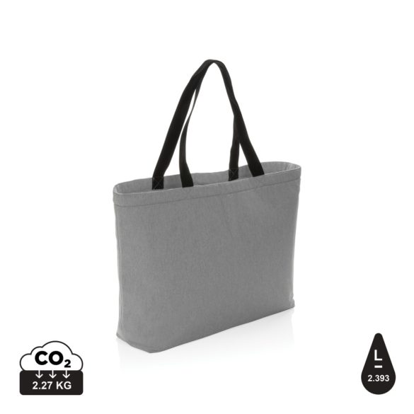 Impact Aware™ 285 gsm rcanvas large cooler tote undyed, grey