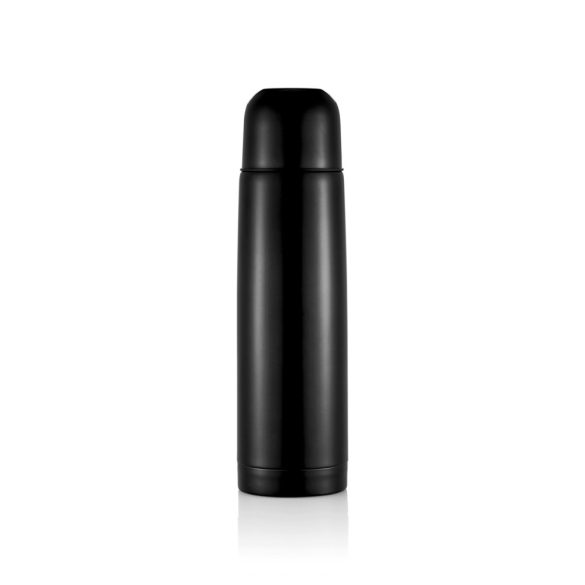 Stainless steel flask, black