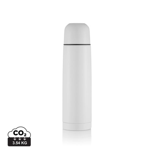 Stainless steel flask, white