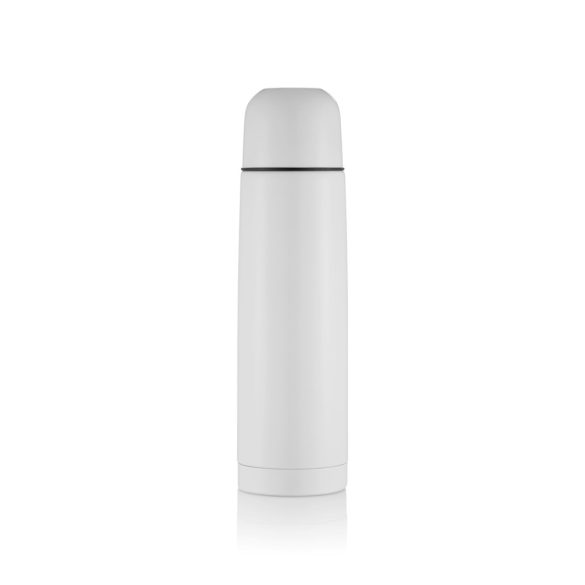 Stainless steel flask, white