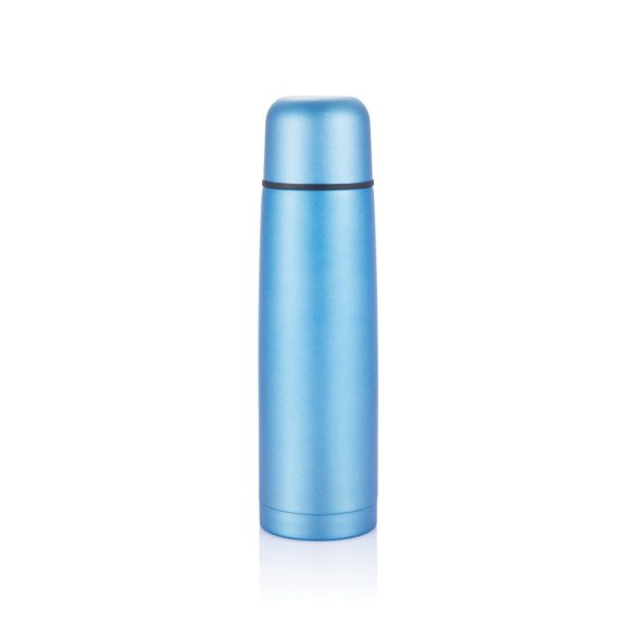 Stainless steel flask, blue