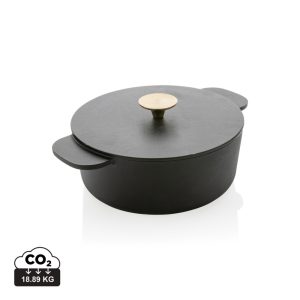 Ukiyo cast iron pan medium, black