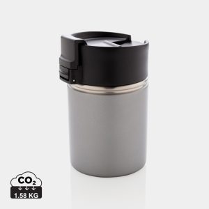 Bogota compact vacuum mug with ceramic coating, grey