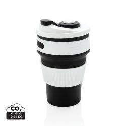 Foldable silicone cup, black