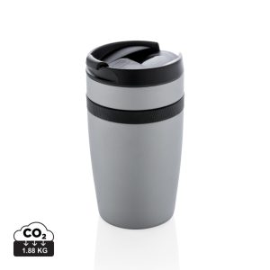 Sierra leak proof vacuum coffee tumbler, silver