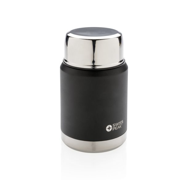 Swiss Peak Elite copper vacuum food container, black