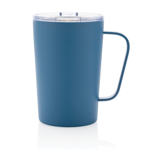 RCS Recycled stainless steel modern vacuum mug with lid, blu