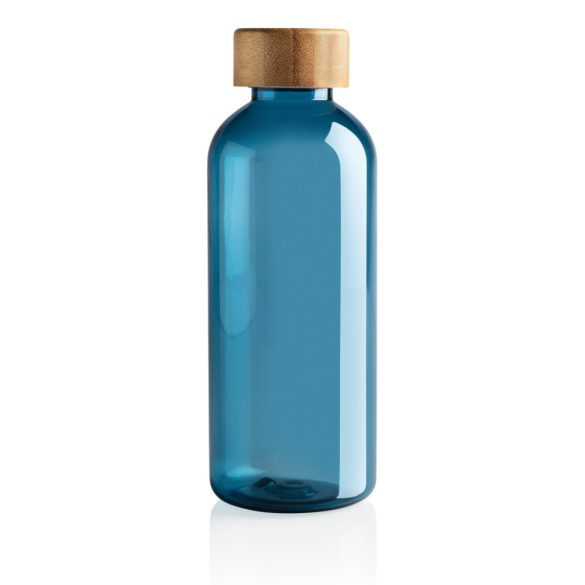 GRS RPET bottle with FSC bamboo lid, blue