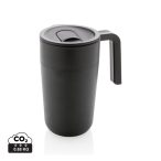 GRS Recycled PP and SS mug with handle, black