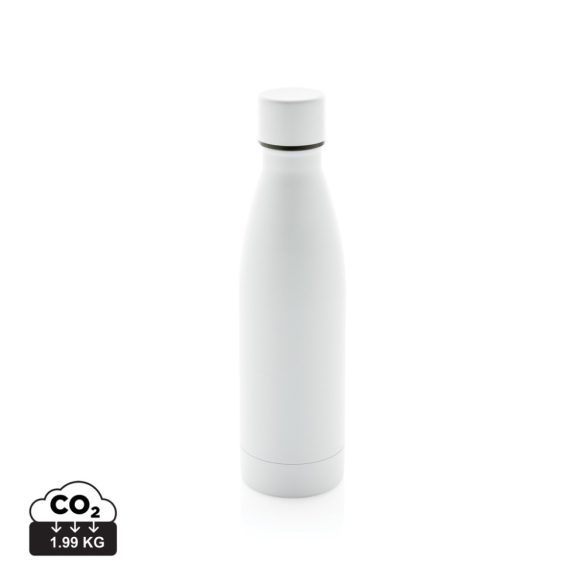 RCS Recycled stainless steel solid vacuum bottle, white