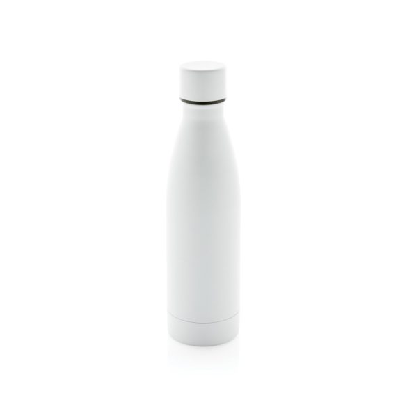 RCS Recycled stainless steel solid vacuum bottle, white