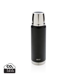 Swiss Peak Elite 0.5L copper vacuum flask, black