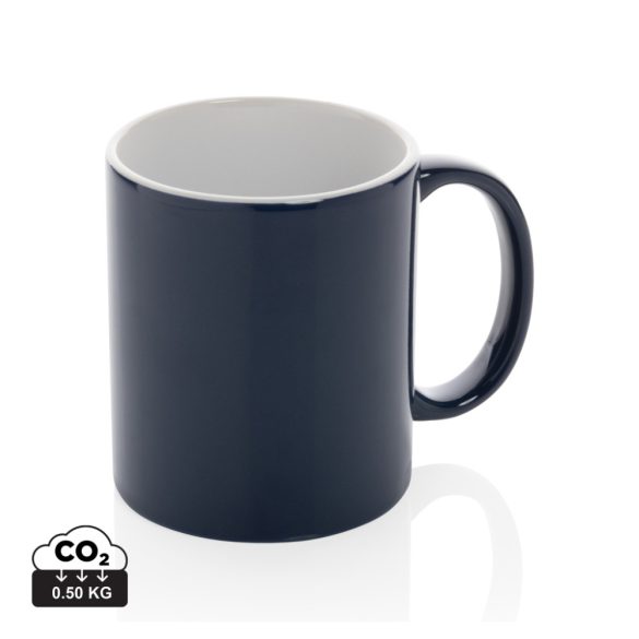 Ceramic classic mug, navy