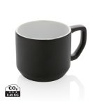 Ceramic modern mug, black