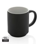 Ceramic stackable mug, black