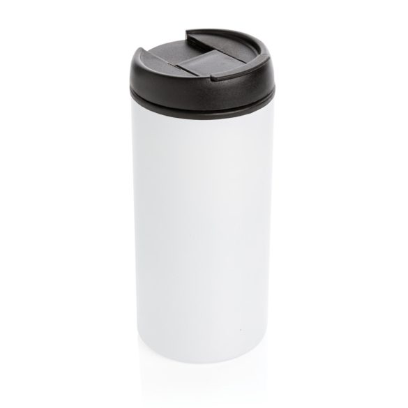 Metro RCS Recycled stainless steel tumbler, white