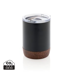 RCS Re-steel cork small vacuum coffee mug, black