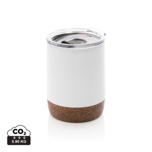 RCS Re-steel cork small vacuum coffee mug, white