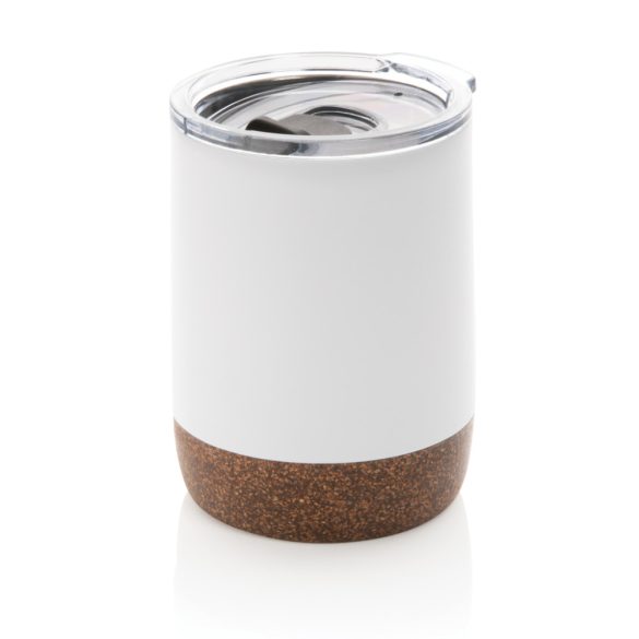 RCS Re-steel cork small vacuum coffee mug, white