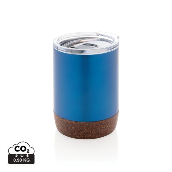 RCS Re-steel cork small vacuum coffee mug, blue