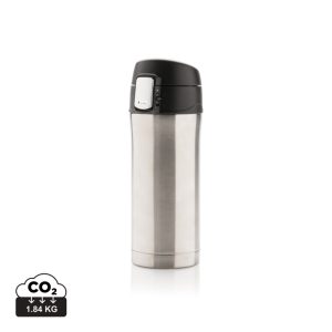 RCS Recycled stainless steel easy lock vacuum mug, silver