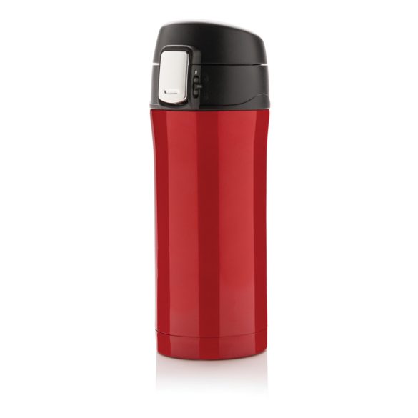 RCS Recycled stainless steel easy lock vacuum mug, red