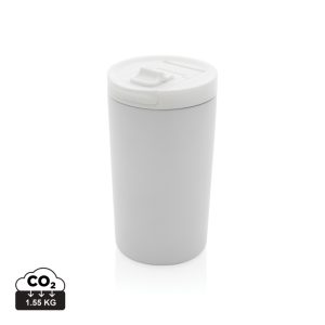 RCS RSS Double wall vacuum leakproof lock mug, white