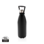 RCS Recycled stainless steel large vacuum bottle 1.5L, black