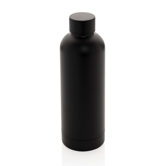 RCS Recycled stainless steel Impact vacuum bottle, black