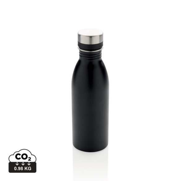 RCS Recycled stainless steel deluxe water bottle, black