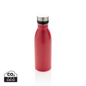 RCS Recycled stainless steel deluxe water bottle, red