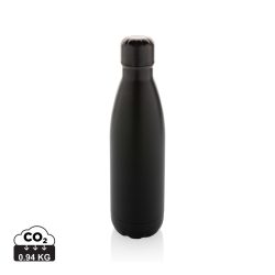   Eureka RCS certified re-steel single wall water bottle, black