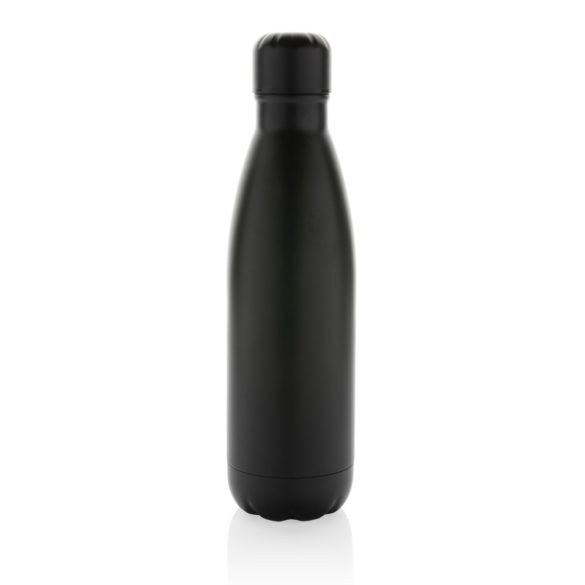 Eureka RCS certified recycled stainless steel water bottle, black