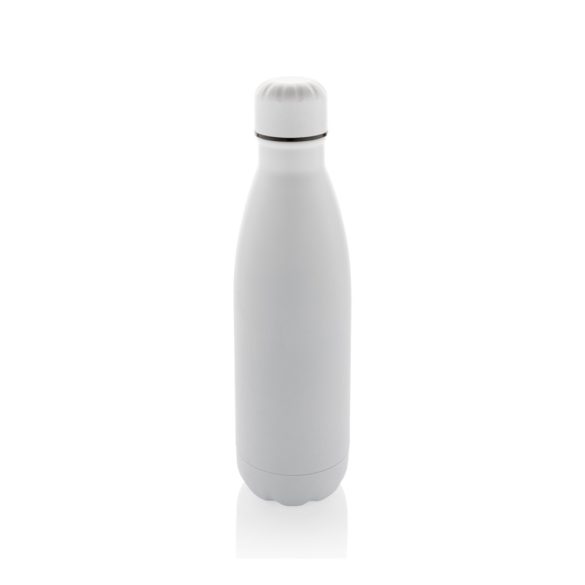 Eureka RCS certified recycled stainless steel water bottle, white