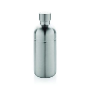 Soda RCS certified re-steel carbonated drinking bottle, silver