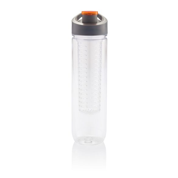 Water bottle with infuser, orange