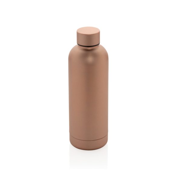 Impact stainless steel double wall vacuum bottle, golden