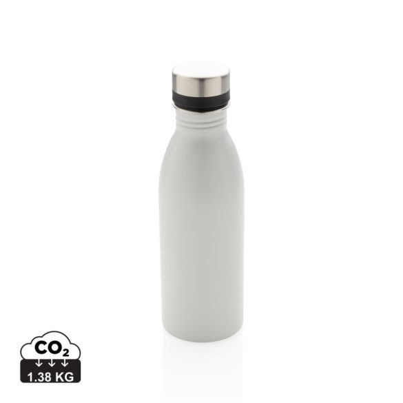 Deluxe stainless steel water bottle, off white