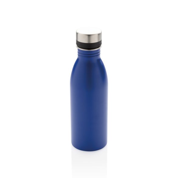 Deluxe stainless steel water bottle, blue