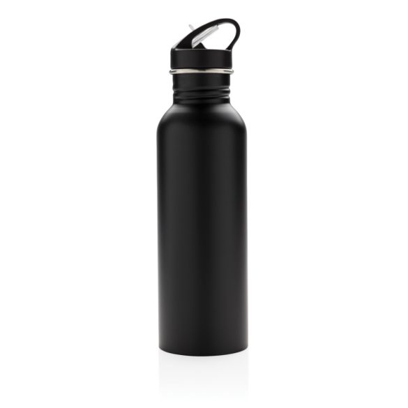 Deluxe stainless steel activity bottle, black